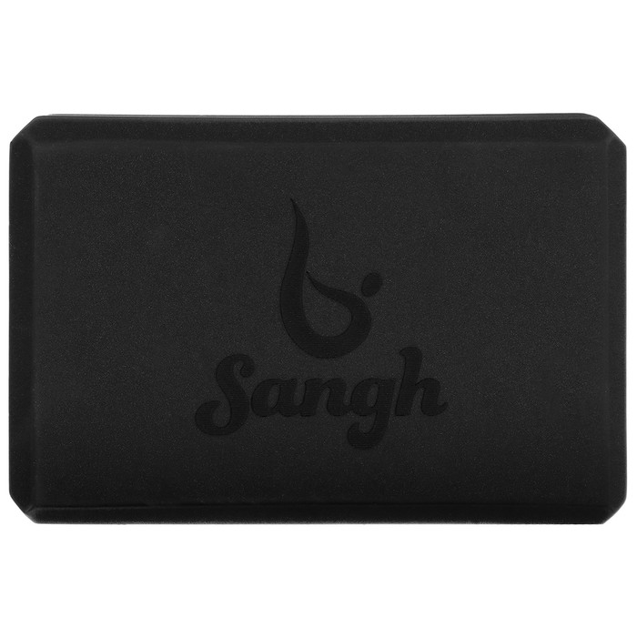 Набор для йоги Sangh: блок, ремень, цвет чёрный