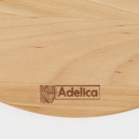 Подставка для сковороды Adelica, 30&times;24&times;1,8 см, внутренний диаметр 22 см, берёза