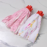 Насадка для швабры ленточная Доляна &laquo;Полоски&raquo;, микрофибра, 30&times;8&times;8 см, цвет МИКС