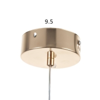 Светильник BayerLux "Шарон" LED 10Вт золото 8,5х8,5х40-150 см