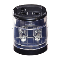 Точилка электрическая 2 отверстия Berlingo Power TX, с контейнером, чёрная Точилка электрическая 2 отверстия Berlingo Power TX, с контейнером, чёрная