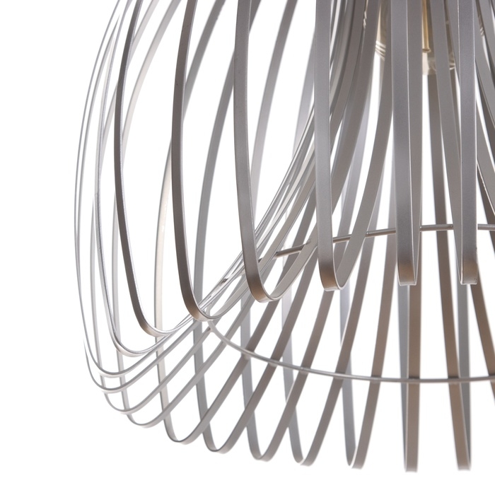 Светильник потолочный "Лиф" серебро 1х40Вт, Е27, 52х52х61 см