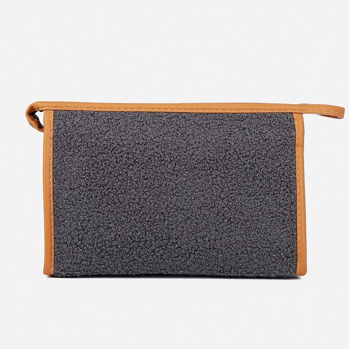 Косметичка на молнии, цвет серый Косметичка на молнии, цвет серый