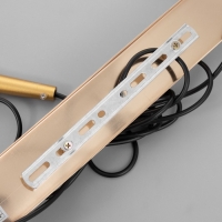 Светильник BayerLux Подвес BayerLuxной "Титан" 3хLED 9Вт 4000К золото 50х5,3х53-203см