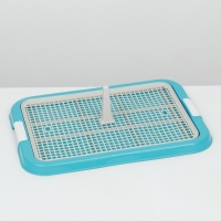 Туалет для собак, 51 х 38 х 3 см, голубой Туалет для собак, 51 х 38 х 3 см, голубой