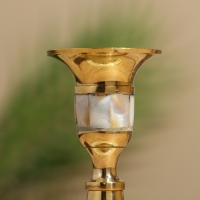 Подсвечник "Крис" 10 см, латунь Подсвечник "Крис" 10 см, латунь