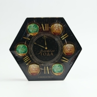 Подарочный набор «Золотого года»: чай с ванилью и карамелью 50 г., крем-мёд (6 шт. x 30 г.) Подарочный набор «Золотого года»: чай с ванилью и карамелью 50 г., крем-мёд (6 шт. x 30 г.)