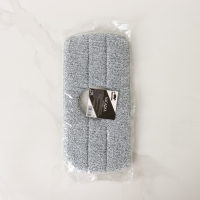 Насадка для швабры Raccoon, с вырезом, микрофибра, прямоугольная, 30&times;14,5 см, цвет серый