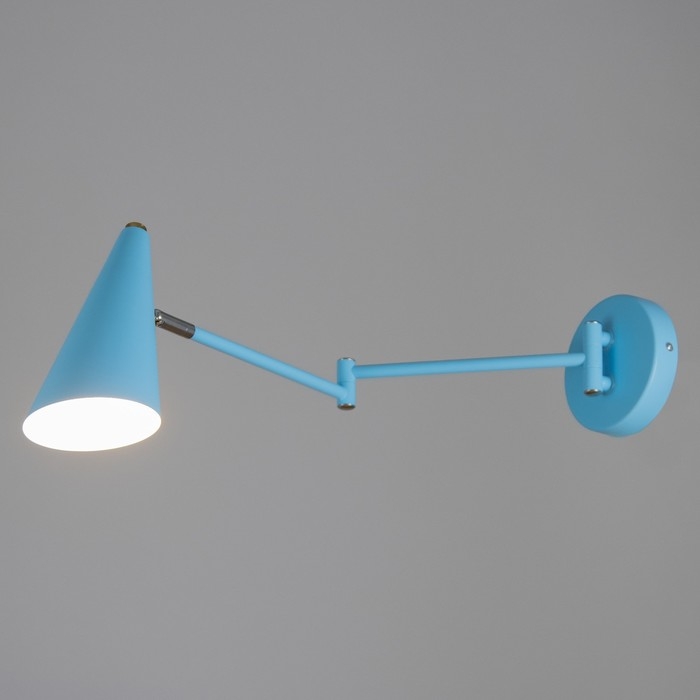 Бра "Центрик" Е27 синий 61х12х10 см