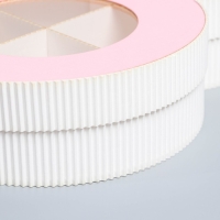 Коробка подарочная, кондитерская упаковка &laquo;8 марта&raquo; розовая, 22 х 16 х 5 см