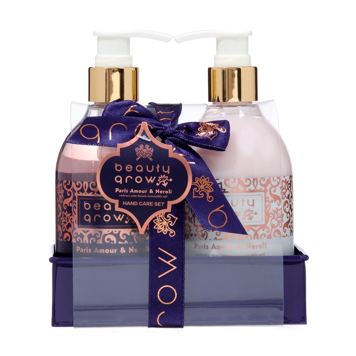 Подарочный набор для рук Beauty Grow: жидкое мыло 290 мл, лосьон 290 мл Подарочный набор для рук Beauty Grow: жидкое мыло 290 мл, лосьон 290 мл