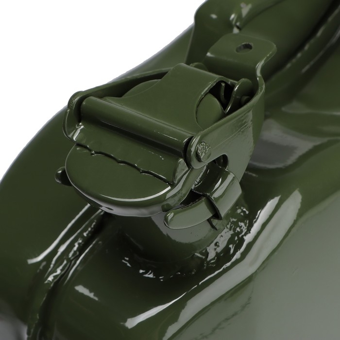 Канистра стальная для ГСМ, 10 л, металлическая, крышка с рычагом Канистра стальная для ГСМ, 10 л, металлическая, крышка с рычагом