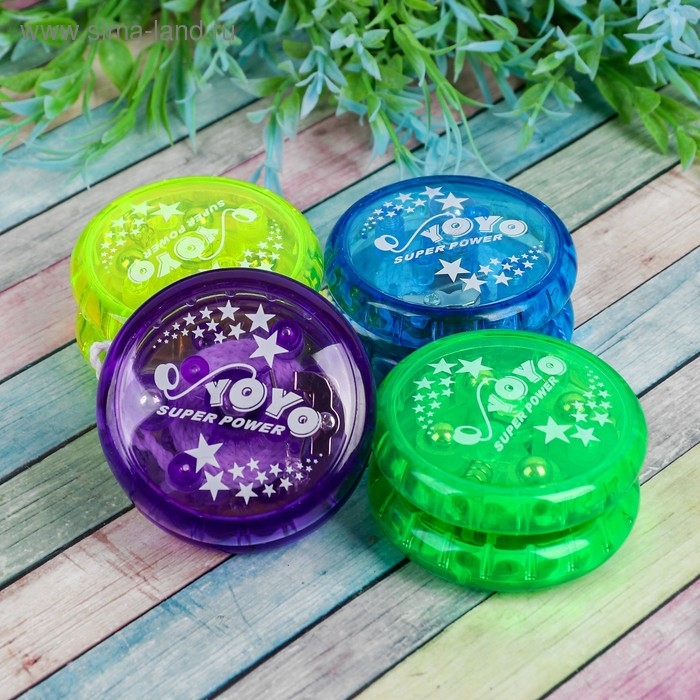 Йо-Йо &laquo;Крутыш&raquo;, световой, цвета МИКС