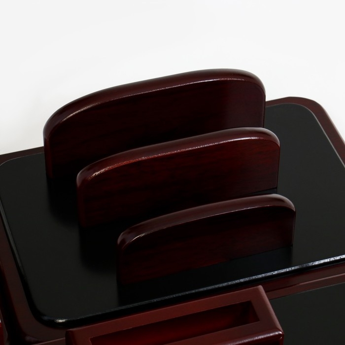 Набор настольный 6в1 (каранд-ца,подст д/ручек,визит-ца,лоток,подст,блок д/бумаг) Набор настольный 6в1 (каранд-ца,подст д/ручек,визит-ца,лоток,подст,блок д/бумаг)