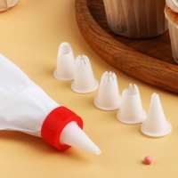 Набор кондитерский, 7 предметов: мешок, 6 насадок, 22×12×3 см Набор кондитерский, 7 предметов: мешок, 6 насадок, 22×12×3 см