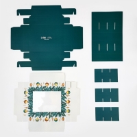 Коробка складная под 12 конфет «Ёлочные игрушки», 14.4 х 18.4 х 3.8 см, Новый год Коробка складная под 12 конфет «Ёлочные игрушки», 14.4 х 18.4 х 3.8 см, Новый год