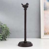 Сувенир чугун держатель д/полотенец "Птичка" 12х12х33 см Сувенир чугун держатель д/полотенец "Птичка" 12х12х33 см