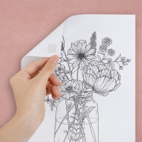 Клеевые квадраты двусторонние, 15 мм х 15 мм, акриловая основа, 64 шт., BRAUBERG