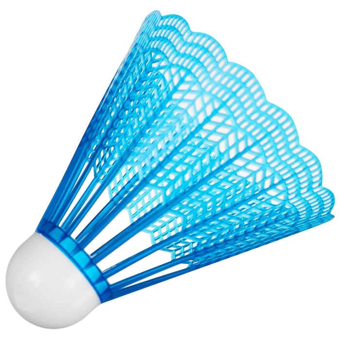 Волан для бадминтона, 12 шт., пластик, цвет МИКС Волан для бадминтона, 12 шт., пластик, цвет МИКС