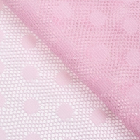 Сетка флористическая "Горох", 50см*4,5м, розовая Сетка флористическая "Горох", 50см*4,5м, розовая