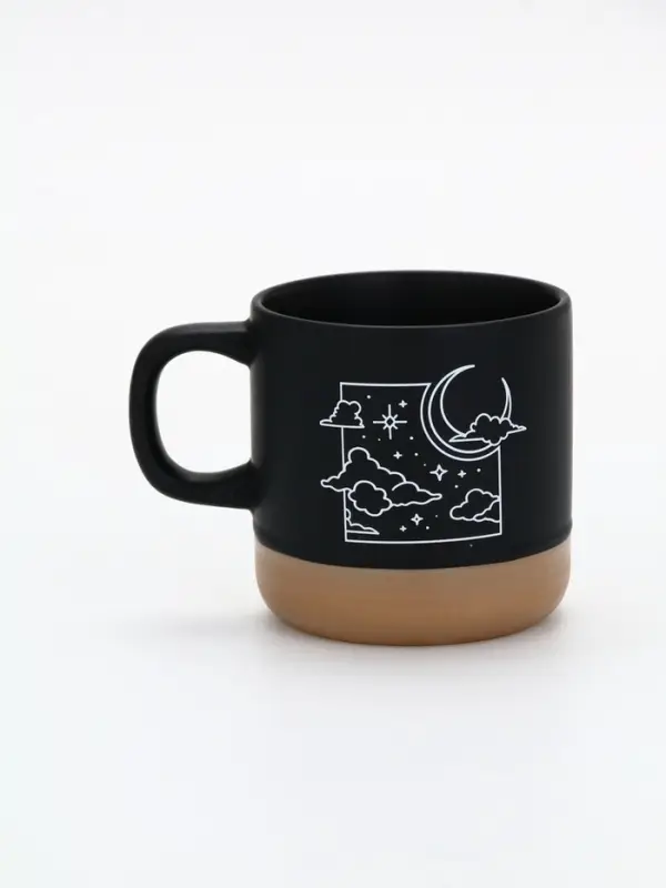 Кружка чайная керамическая &laquo;Звёздное небо&raquo;, 350 мл, ручная работа