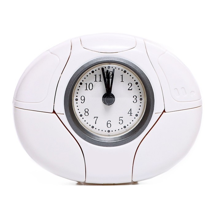 Робот &laquo;Будильник&raquo;, трансформируется, звуковые эффекты, цвет белый