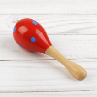 Игрушка музыкальная Маракас &laquo;Горох и полоска&raquo;, МИКС