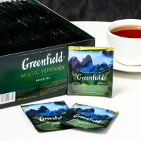 Чай чёрный Greenfield Magic Yunnan, 100 пакетиков*2 г Чай чёрный Greenfield Magic Yunnan, 100 пакетиков*2 г