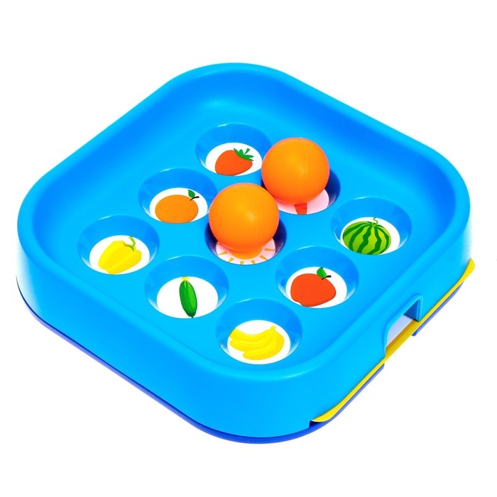 Развивающий набор &laquo;Дуй на мяч&raquo;, игровая основа, шарики, набор карточек