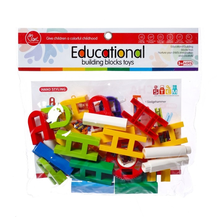 Конструктор обучающий &laquo;Стройка&raquo;, 23 детали