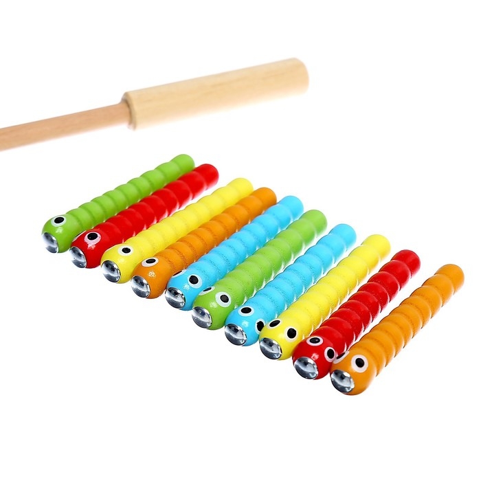 Магнитная рыбалка &laquo;Удочка и червяки&raquo;