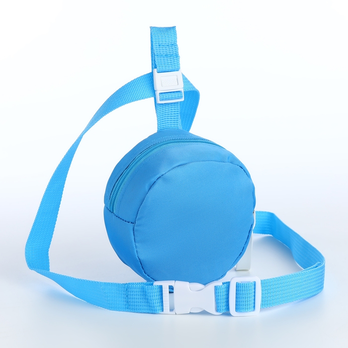 Сумка детская поясная на молнии «Выбражулька», цвет голубой Сумка детская поясная на молнии «Выбражулька», цвет голубой