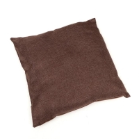 Дом &ndash; трансформер "Квадрат", рогожка, поролон, 43 х 42 х 34 см, бежево-коричневый