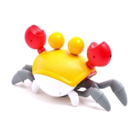 Каталка музыкальная «Краб», свет, звук, цвет жёлтый Каталка музыкальная «Краб», свет, звук, цвет жёлтый
