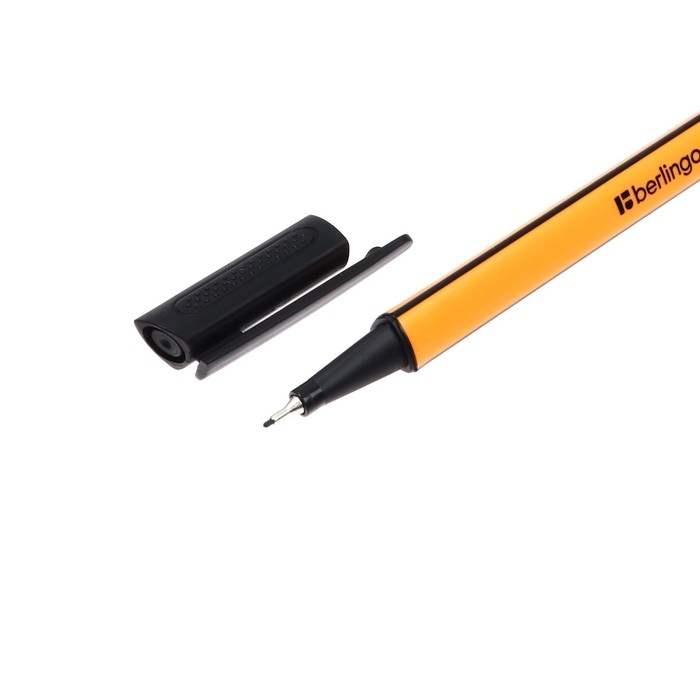 Ручка капиллярная Berlingo Rapido, 0,4 мм, трёхгранная, стержень чёрный Ручка капиллярная Berlingo Rapido, 0,4 мм, трёхгранная, стержень чёрный