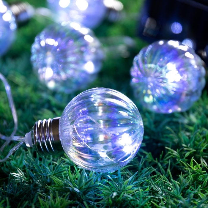 Гирлянда садовая Эра на солнечной батарее «Радужные лампочки» Гирлянда садовая Эра на солнечной батарее «Радужные лампочки»