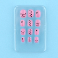 Детские накладные ногти &laquo;Кошечка&raquo;, 12 шт