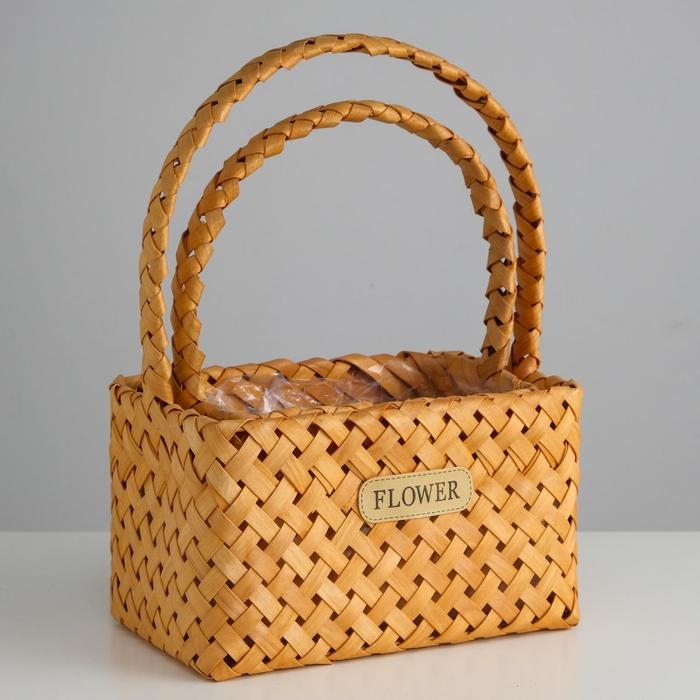 Набор корзин плетеных, секвойя, 23х14,5х13,5/31 см, 20х11,5х13/28 см, 2 шт.