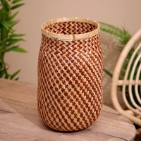 Корзинка плетёная, из бамбука 25х25х55 см Корзинка плетёная, из бамбука 25х25х55 см