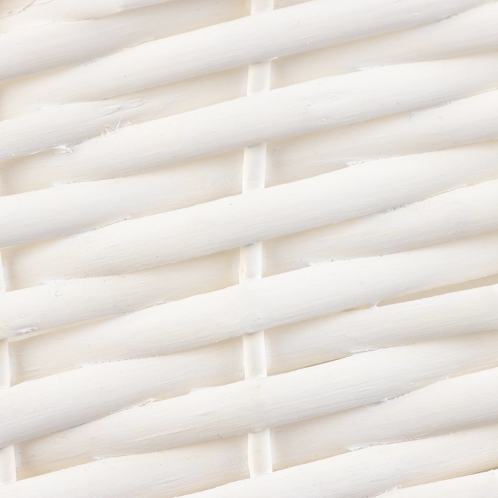 Корзина плетеная, 25х17х11х30 см, белый, ива Корзина плетеная, 25х17х11х30 см, белый, ива