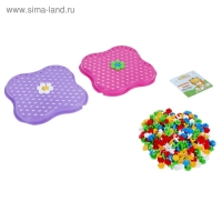 Мозаика, 260 элементов + книжка с примерами, МИКС Мозаика, 260 элементов + книжка с примерами, МИКС