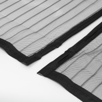 Сетка антимоскитная для дверей, 90 &times; 210 см, на магнитах, цвет черный