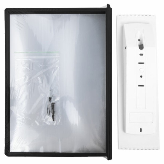 Демосистема настенная на 10 панелей А4 STAFF, черные Демосистема настенная на 10 панелей А4 STAFF, черные