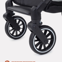 Коляска прогулочная детская RANT basic &laquo;JUNO&raquo; RA302 Beige, черный