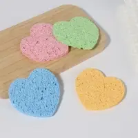 Спонж для умывания &laquo;Сердце&raquo;, 8.5&times;7.5 см, МИКС