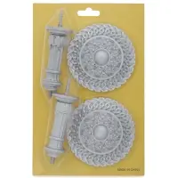 Крючок для штор CAPPIO KS030, d=95 мм, цвет серебро, 2 шт