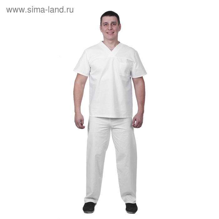 Костюм универсальный, р. 52-54, рост 170-176 см, цвет белый Костюм универсальный, р. 52-54, рост 170-176 см, цвет белый
