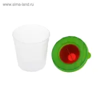 Стакан - непроливайка для рисования Calligrata, 210 мл, с заглушкой, МИКС