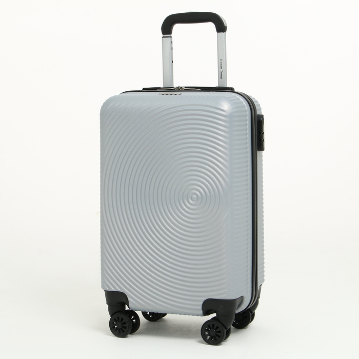 Чемодан малый 47 л (S) Goran Tomp, отдел на молнии, кодовый замок, 4 колеса, цвет серый Чемодан малый 47 л (S) Goran Tomp, отдел на молнии, кодовый замок, 4 колеса, цвет серый