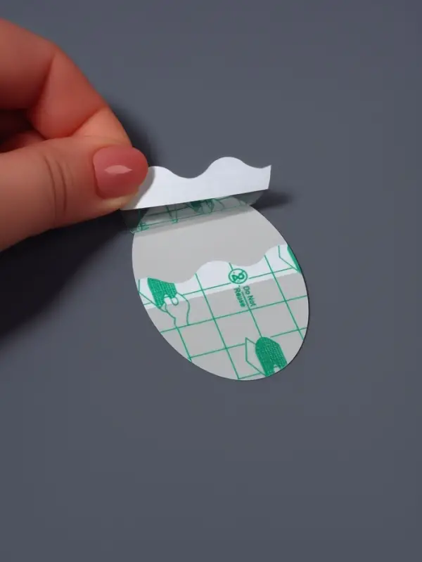 Пластырь для ног, набор - 6 шт., на клеевой основе, прозрачный